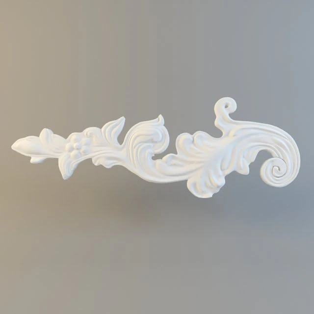 stucco decoration 3D Model .c4d .max .obj .3ds .fbx .stl .blend 