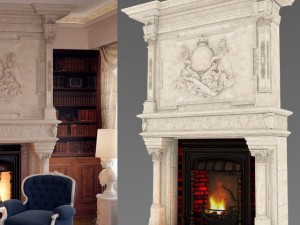 classic fireplace Modelo 3D
