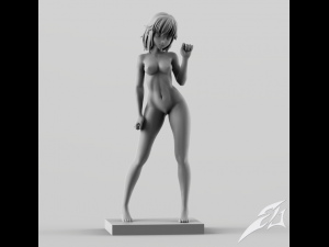anime figure 01 3D Print Model