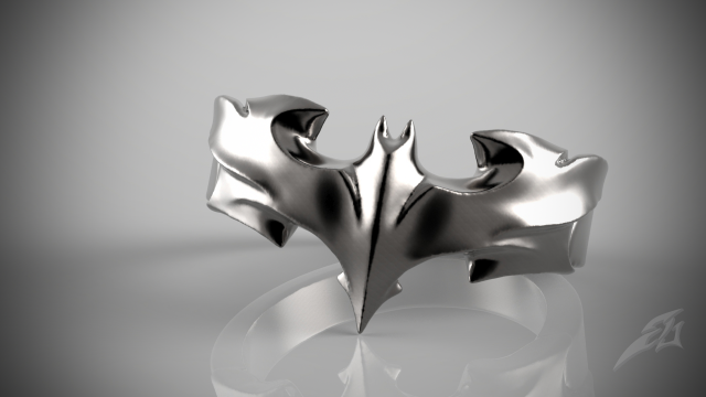 dark knight ring 3D Print Model .c4d .max .obj .3ds .fbx .lwo .lw .lws