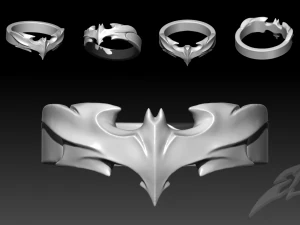 dark knight ring 3D Print Model