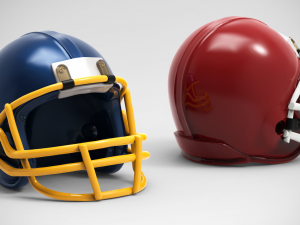 american football helmet 3D Print Model