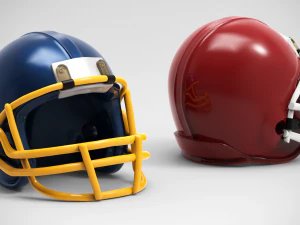 американский футбольный шлем 3D Принт Модель