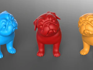 question pug 3D Print Model
