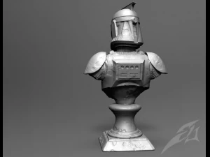 classic older clone galaxy trooper p1 bust fan art 3D Print Model