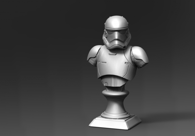 1st galaxy trooper bust fan art Modèles 3D en vedette .c4d .max .obj .3ds .fbx .stl .blend 