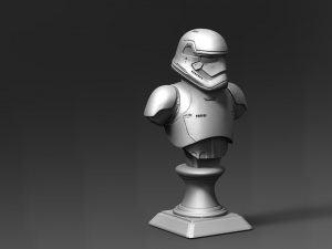 1st galaxy trooper bust fan art Modèles 3D en vedette