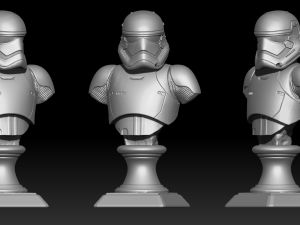 1st galaxy trooper bust fan art Modèles 3D en vedette