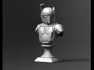 galaxy hunter bust fan art 3D Print Model