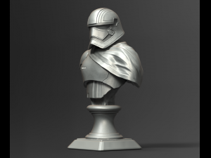 captain p bust fan art Model do druku 3D
