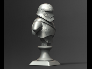 captain p bust fan art Model do druku 3D
