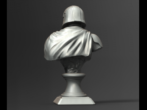 captain p bust fan art Model do druku 3D