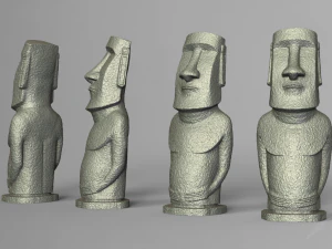 moai statue - easter island 3D Print Model