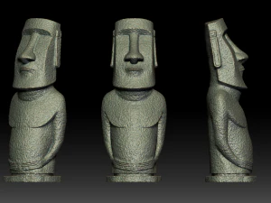 moai statue - easter island 3D Print Model