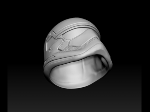 1st trooper helmet fan art 3d print model 3D Принт Модель