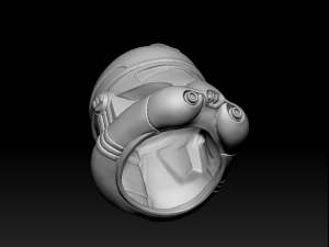 c galaxy trooper p2 helmet fan art 3d print model 3D-printmodel