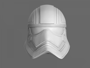captain galaxy p helmet fan art 3d print model 3D Print Model