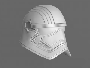 captain galaxy p helmet fan art 3d print model 3D 프린트 모델