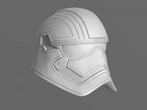 captain galaxy p helmet fan art 3d print model 3D Print Model