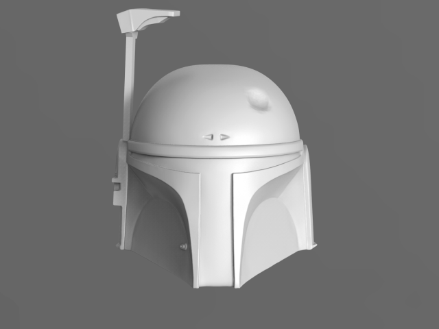 galaxy hunter helmet fan art 3d print model 3D Print Model .c4d .max .obj .3ds .fbx .stl .blend