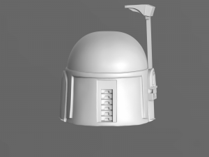 galaxy hunter helmet fan art 3d print model 3D Print Model