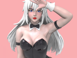 sexy bunny girl Modelo de Impressão 3D