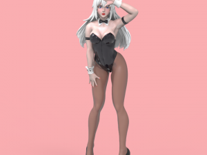 sexy bunny girl 3D Print Model