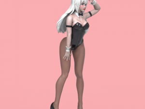 sexy bunny girl Modelo de Impressão 3D