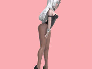 sexy bunny girl Modelo de Impressão 3D