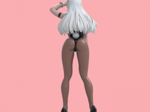 sexy bunny girl Modelo de Impressão 3D