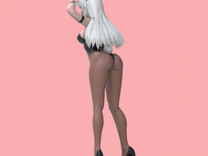 sexy bunny girl Modelo de Impressão 3D