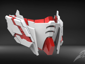 unicorn mecha mask 3D Принт Модель