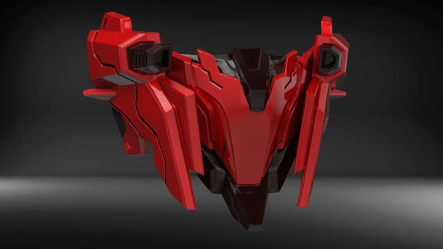 red comet mask 3D Принт Модель .c4d .max .obj .3ds .fbx .stl .blend 