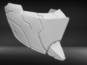 mecha mask v1 for 3dprint 3D Print Model