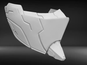 mecha mask v1 for 3dprint 3D Print Model