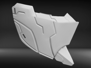 mecha mask v1 for 3dprint 3D Print Model