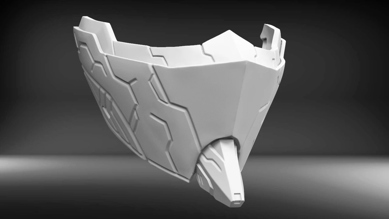 mecha mask vs stl for 3dprint 3D Print Model .c4d .max .obj .3ds .fbx .stl .blend 