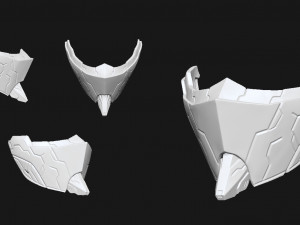 mecha mask vs stl for 3dprint Modello di stampa 3D