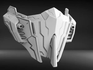 maschera meccanica v3 Modello di stampa 3D