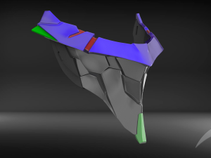 unit 01 mask stl for 3dprint Modèles 3D en vedette