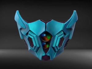 bio armor mask stl for 3dprint 3D Print Model
