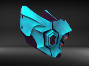 bio armor mask stl for 3dprint Modèles 3D en vedette