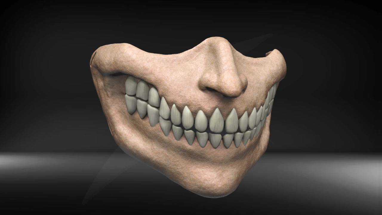 attacker mask 3D Print Model .c4d .max .obj .3ds .fbx .stl .blend 