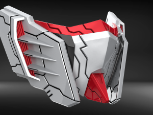 mecha mask v4 stl 3D Принт Модель