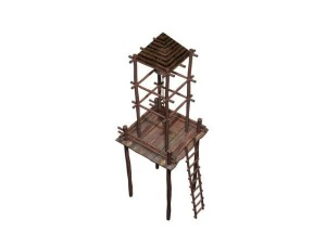 medieval bell tower 3D Model