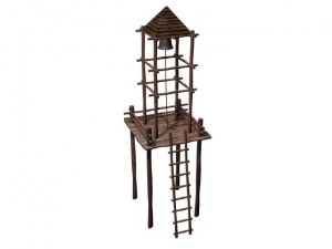 medieval bell tower 3D Модель