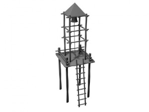medieval bell tower 3D Модель