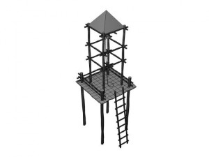 medieval bell tower 3D Модель