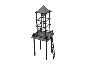 medieval bell tower 3D Model