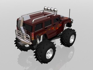 hummer monster 3D 모델